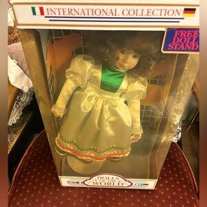 Soft Expressions Home Decor Porcelain  ITALY Doll